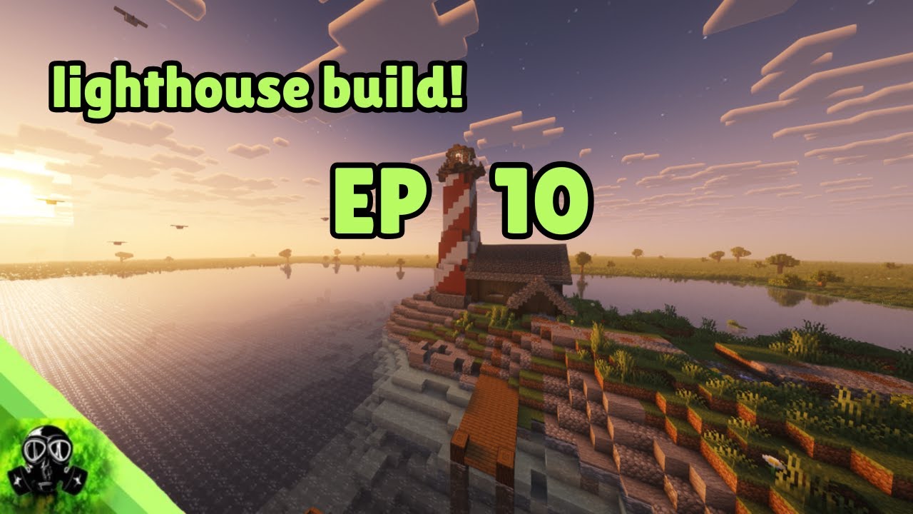 Minecraft CreativeCraft – Building a Working Lighthouse! Ep 10