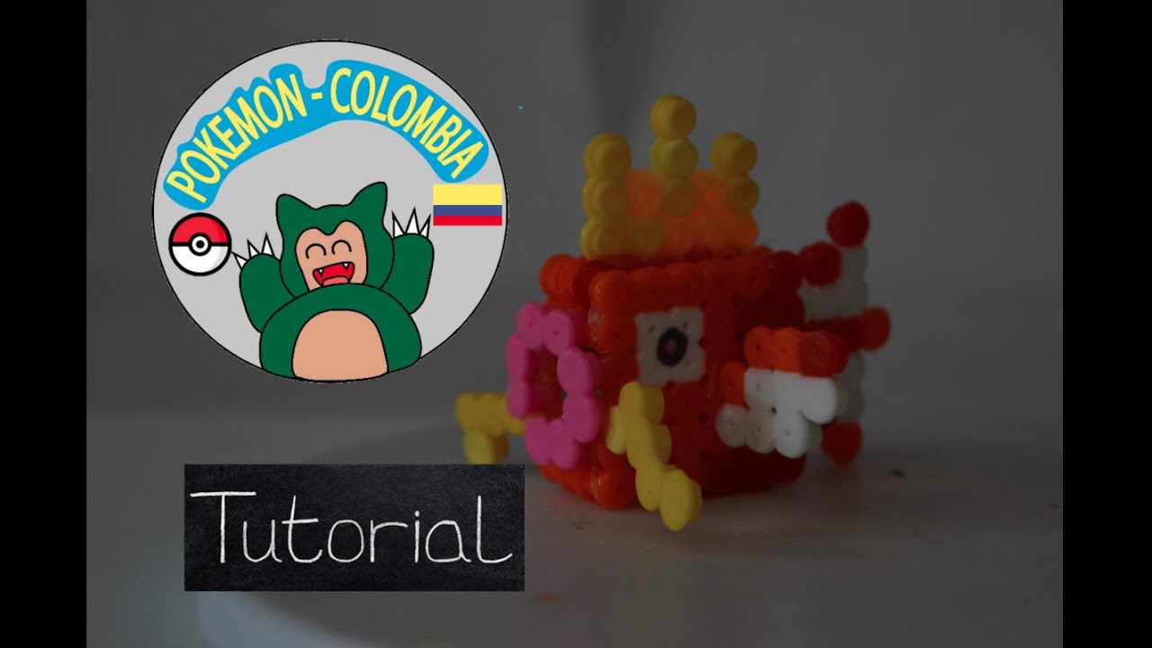 TUTORIAL: magikarp --hama beads 3D