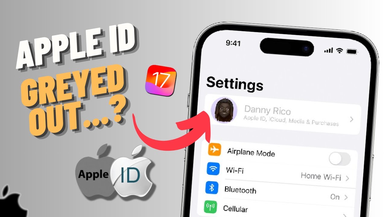 How To Fix Can't Access To Apple ID Or Apple ID Greyed Out Issue | SOLVED