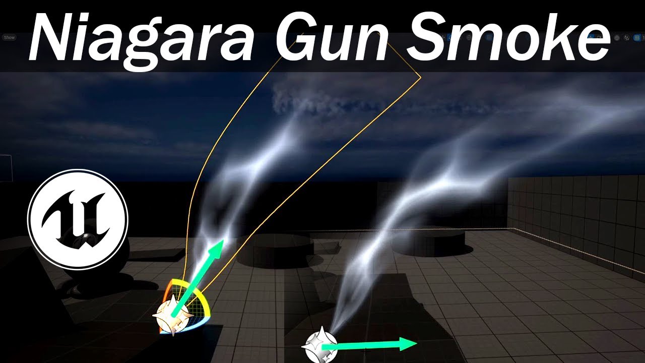 Unreal Gun Smoke Niagara Tutorial