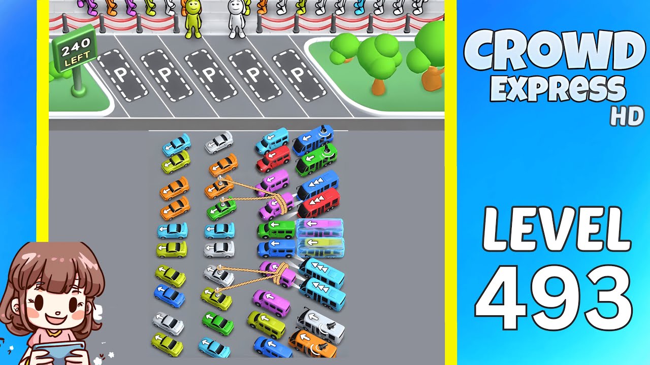 Crowd Express Level 493 Solution Walkthrough