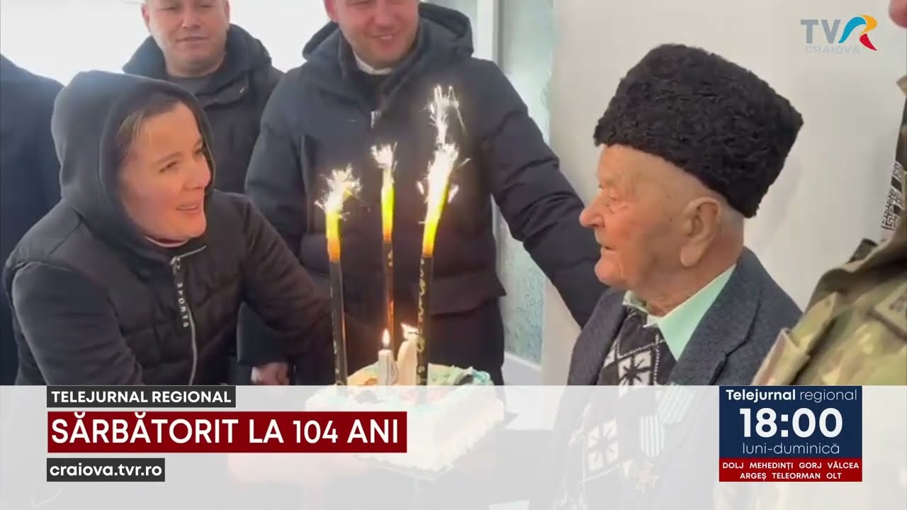 SĂRBĂTORIT LA 104 ANI