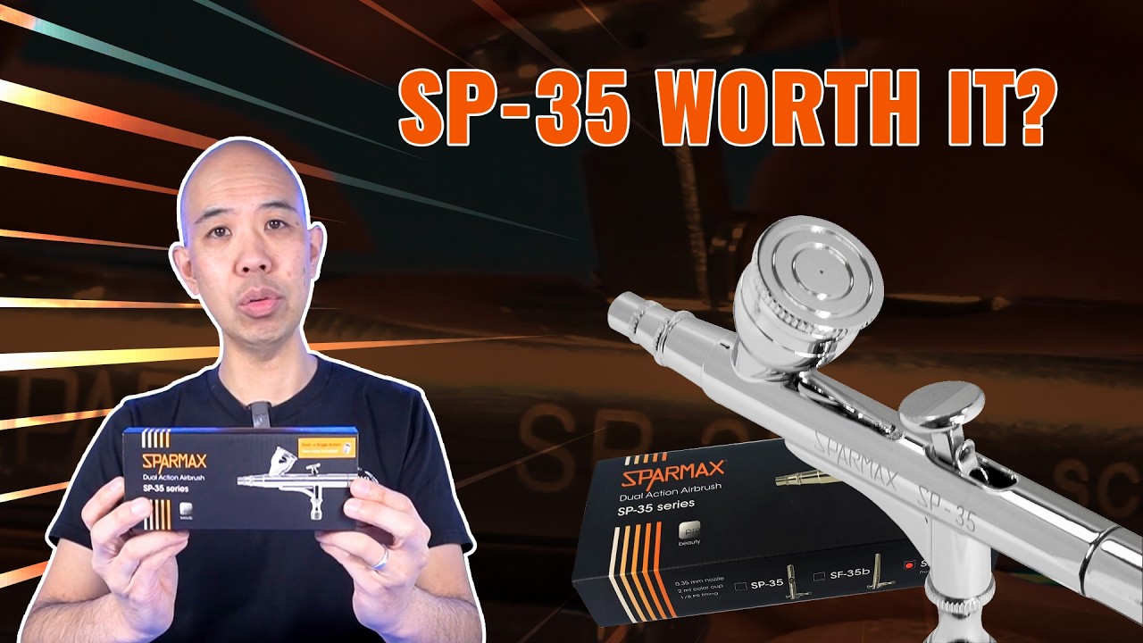 Sparmax SP-35 Series Dual Action Airbrush Review! | 