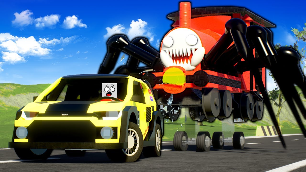 CHOO CHOO CHARLES SURVIVAL DURING RACE! (Lego Brick Rigs)