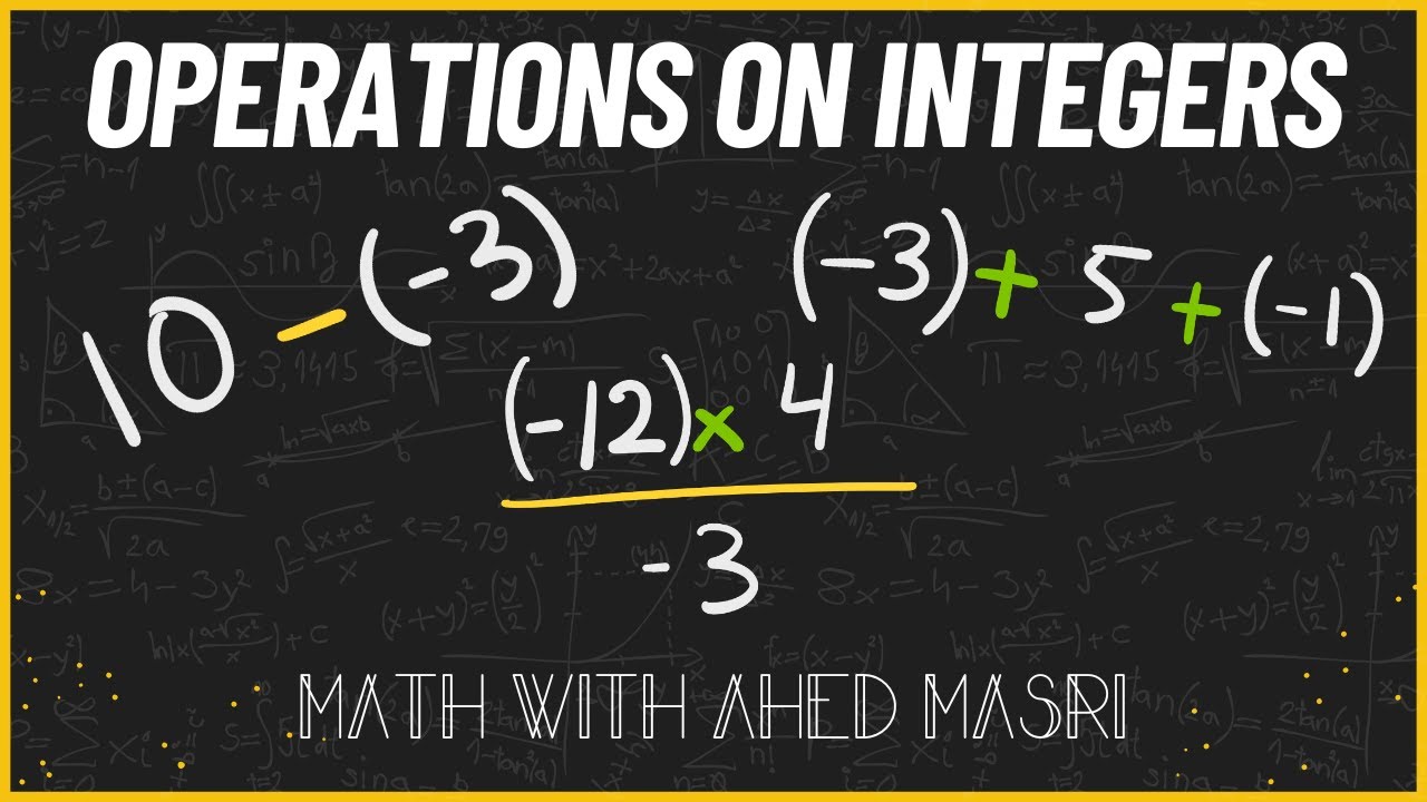 Master All Integer Operations | Add, Subtract, Multiply & Divide Integers