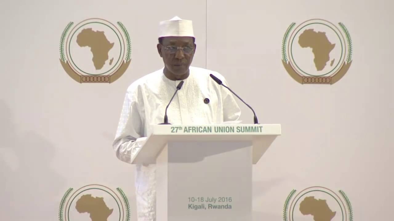 AU Chairperson President Idriss Deby of Chad at the Opening of the 27th AU Summit