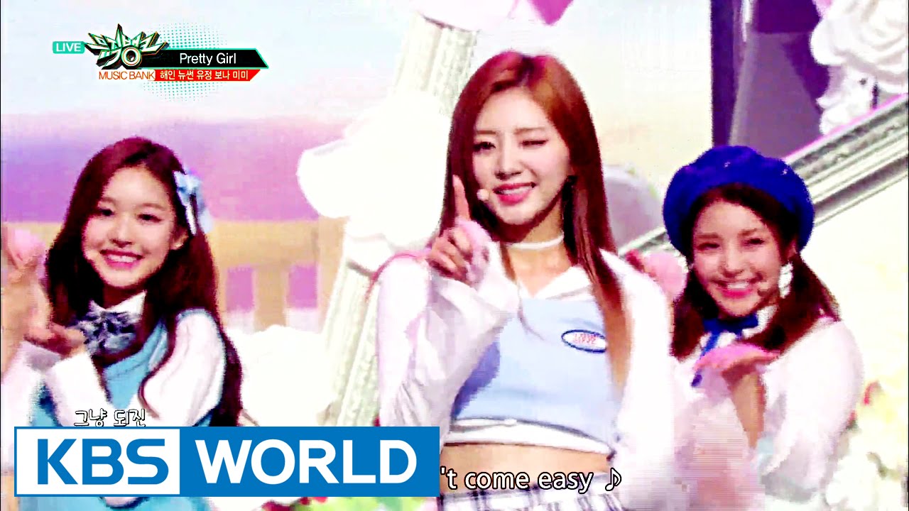HAEIN, NEW SUN, BONA, YUJEONG, MIMI - Pretty Girl [Music Bank Special Stage / 2016.09.02]