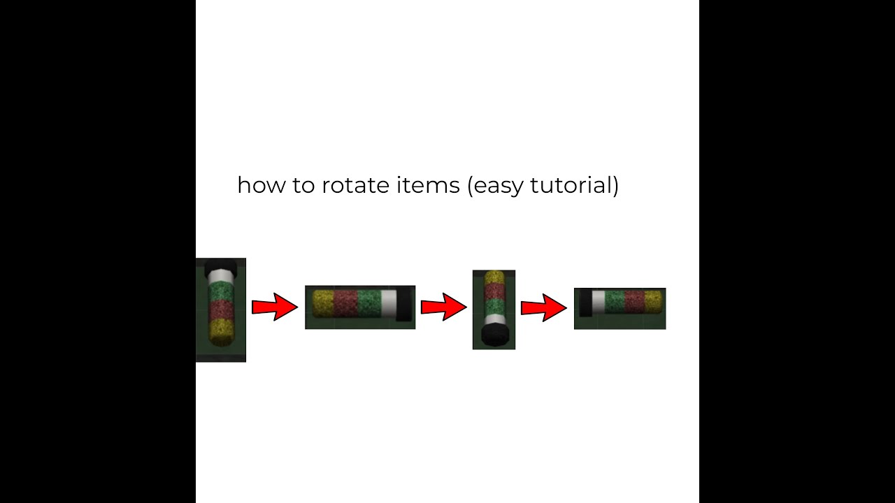how to rotate items in your inventory (residet evil 4) (easy tutorial)