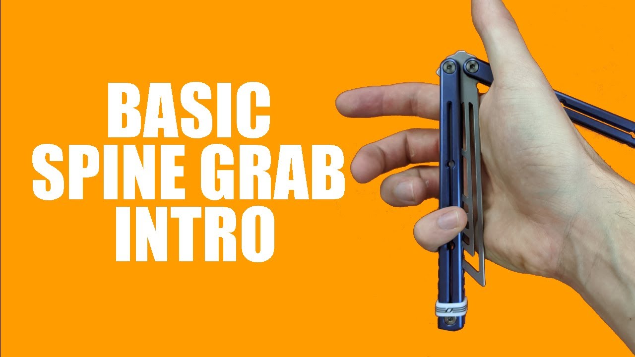 This Balisong has THREE handles? (Spine Grab Basics)