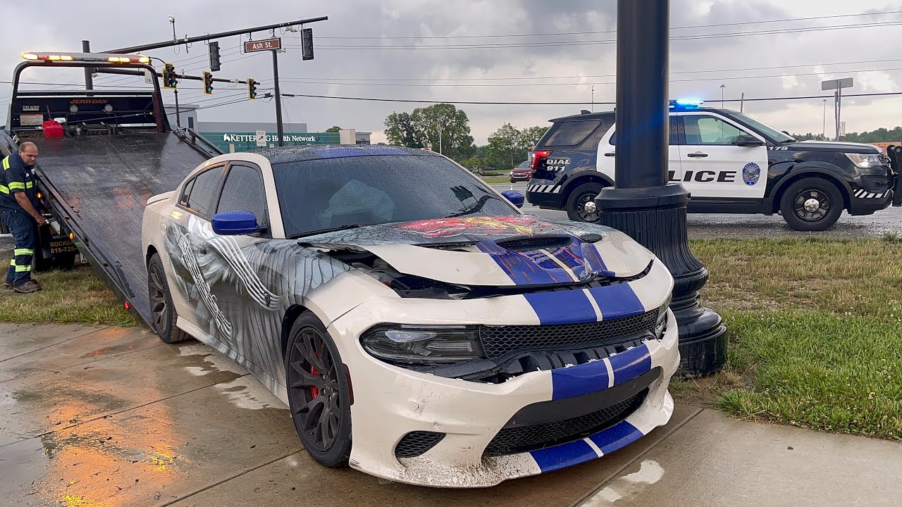 RAPPERS FINALLY WRECKED MY HELLCAT? *ITS OVER*