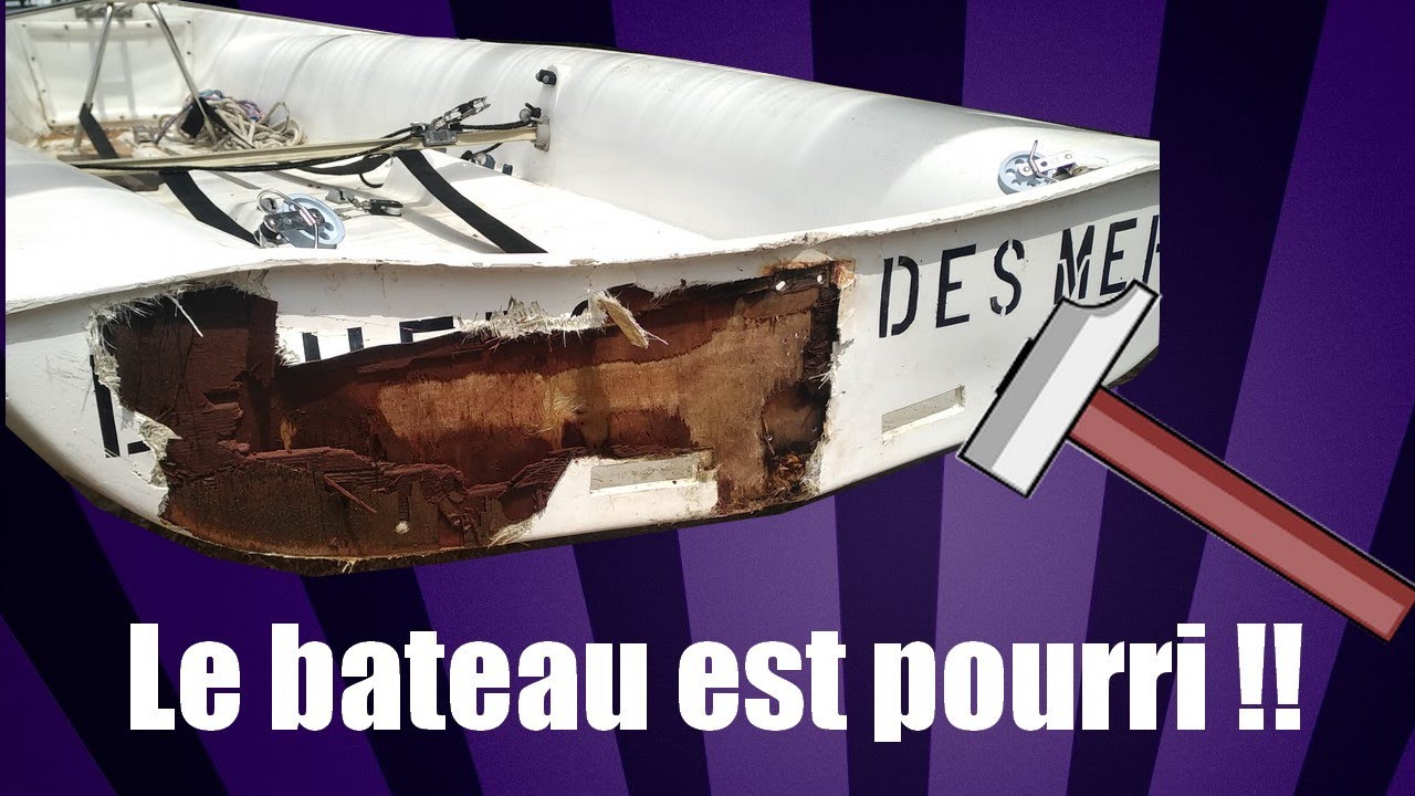 Stratification sur notre dériveur Simoun 445 ( Restauration part 1)