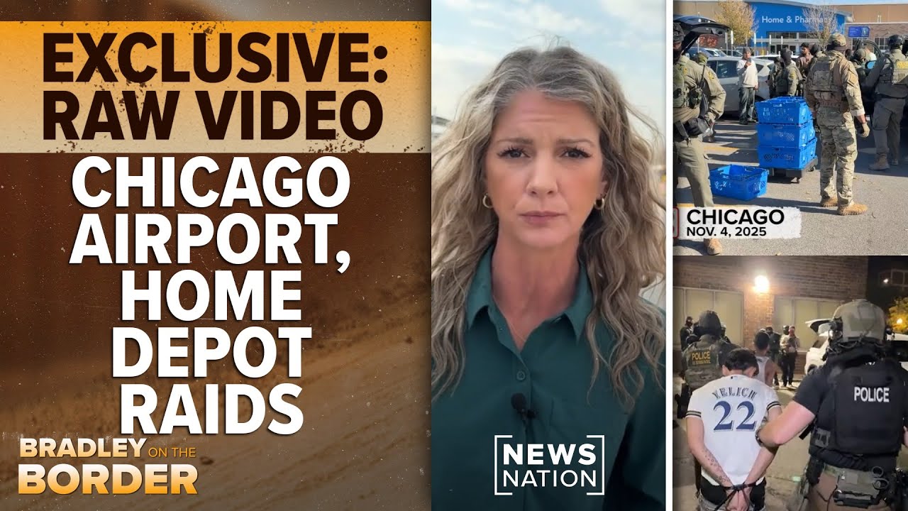 Raw footage: Border Patrol raids Chicago airport and Home Depot | Bradley on the Border