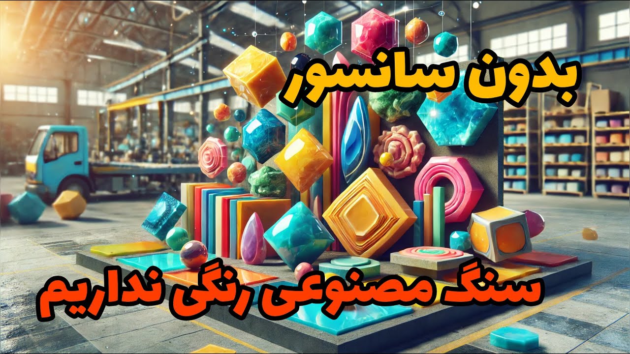 سنگ مصنوعی رنگی /بدون سانسور
