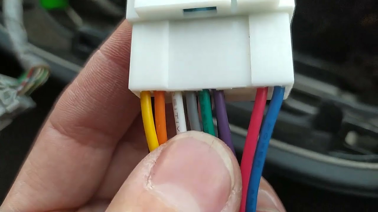 Chicote do áudio Honda Civic 2001. Identificação dos fios.