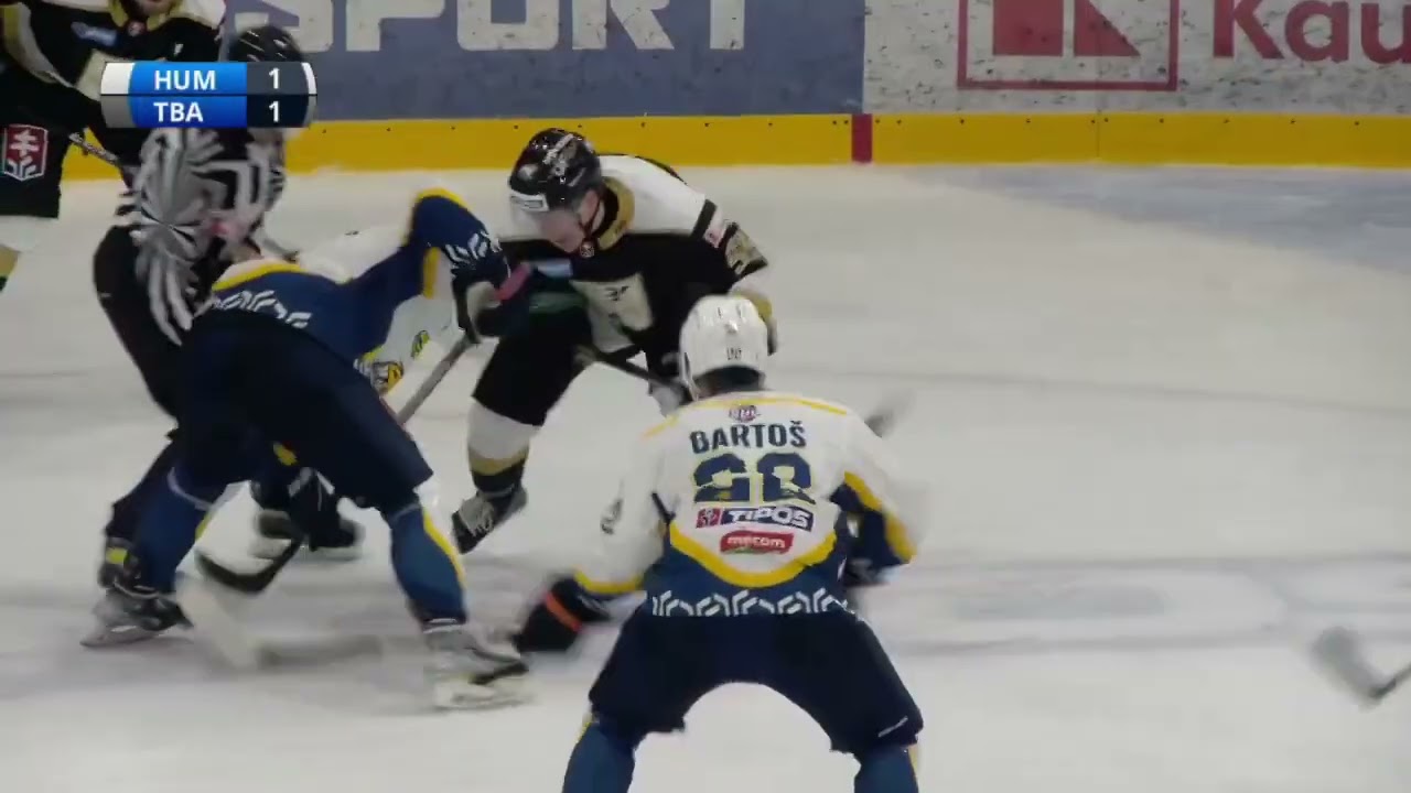 1. kolo HC 19 Humenné – HC TEBS Bratislava 2:1 (HIGHLIGHTY)