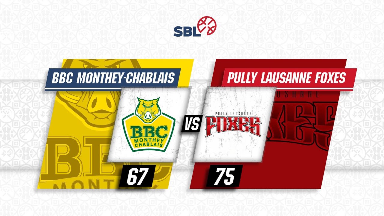 BBC Monthey-Chablais vs. Pully Lausanne Foxes - Game Highlights