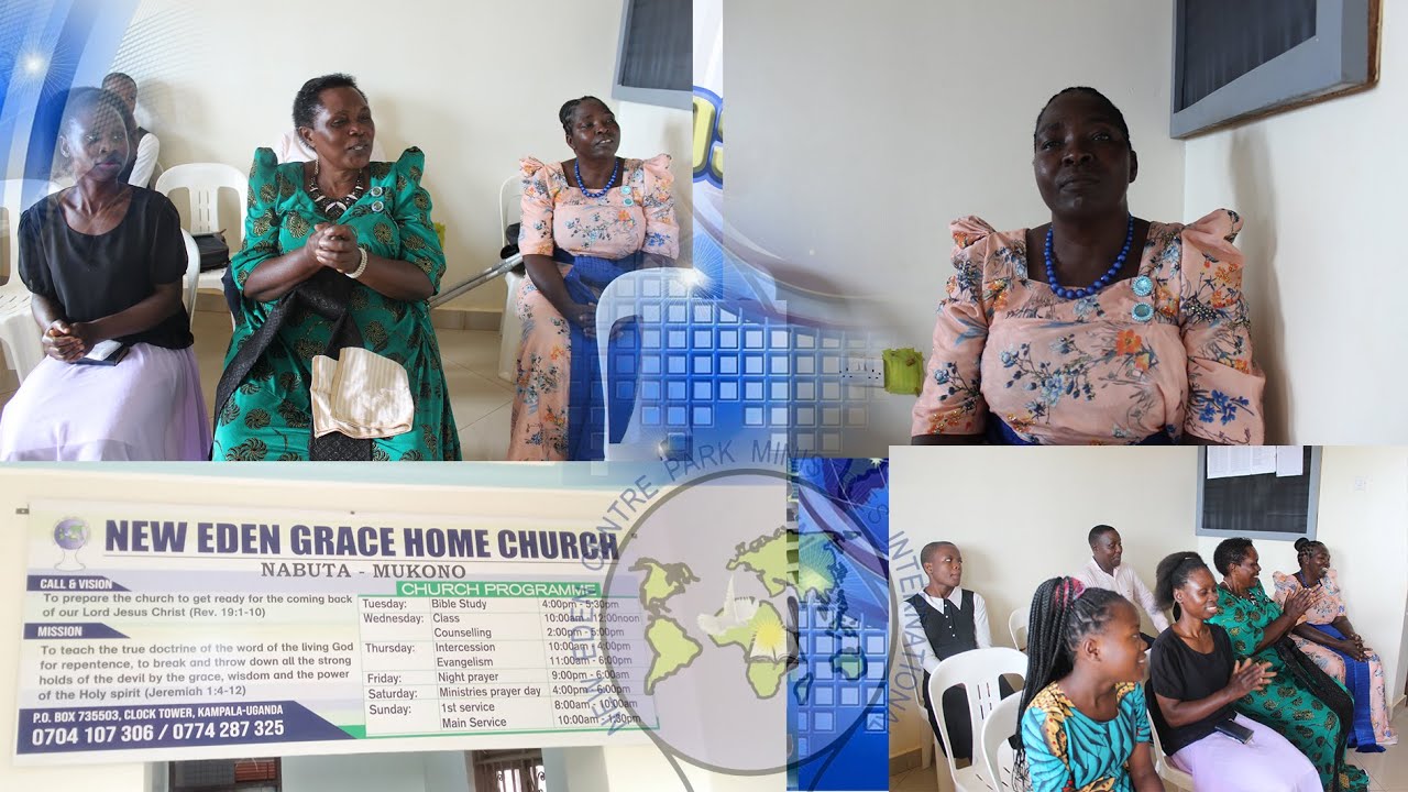 NEW EDEN CENTRE PARK MINISTRIES GRACE HOME CHURCH SUNDAY SERVICE