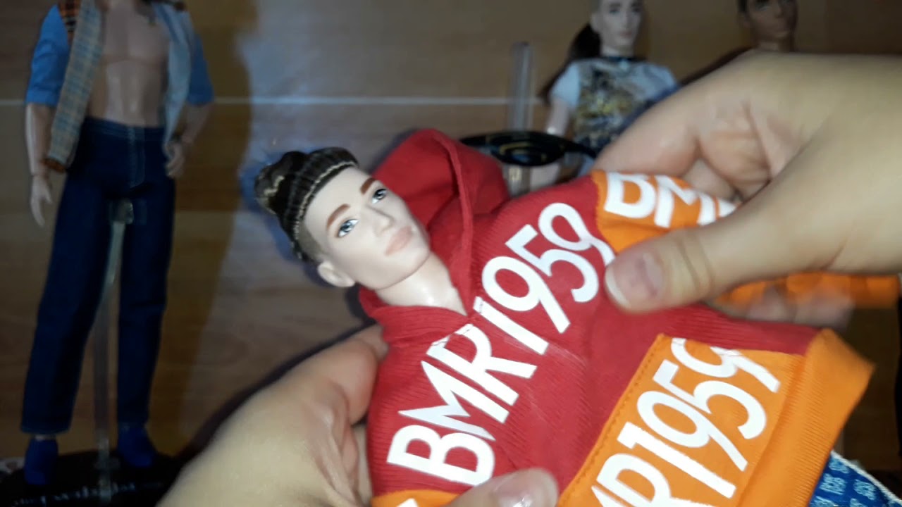 Adultdollcollector: Barbie BMR1959 Man bun Ken unboxing, review, headswap with Jasper from Twilight