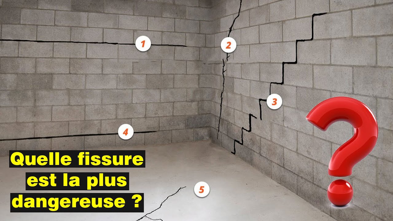 Quels types de fissures dans les fondations sont les plus graves ? 🤔