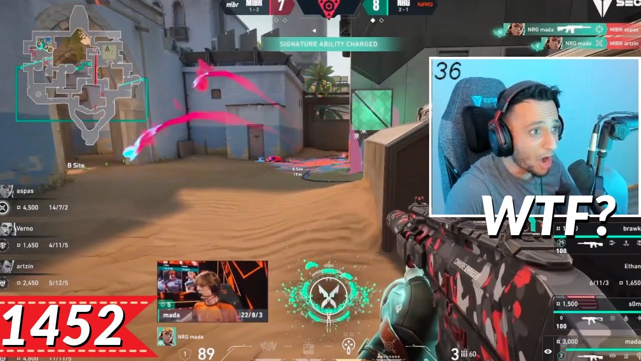 NRG Mada DESTROYS Mibr And DIFFS Aspas In VCT !!! Most Watched VALORANT Clips Today V1452