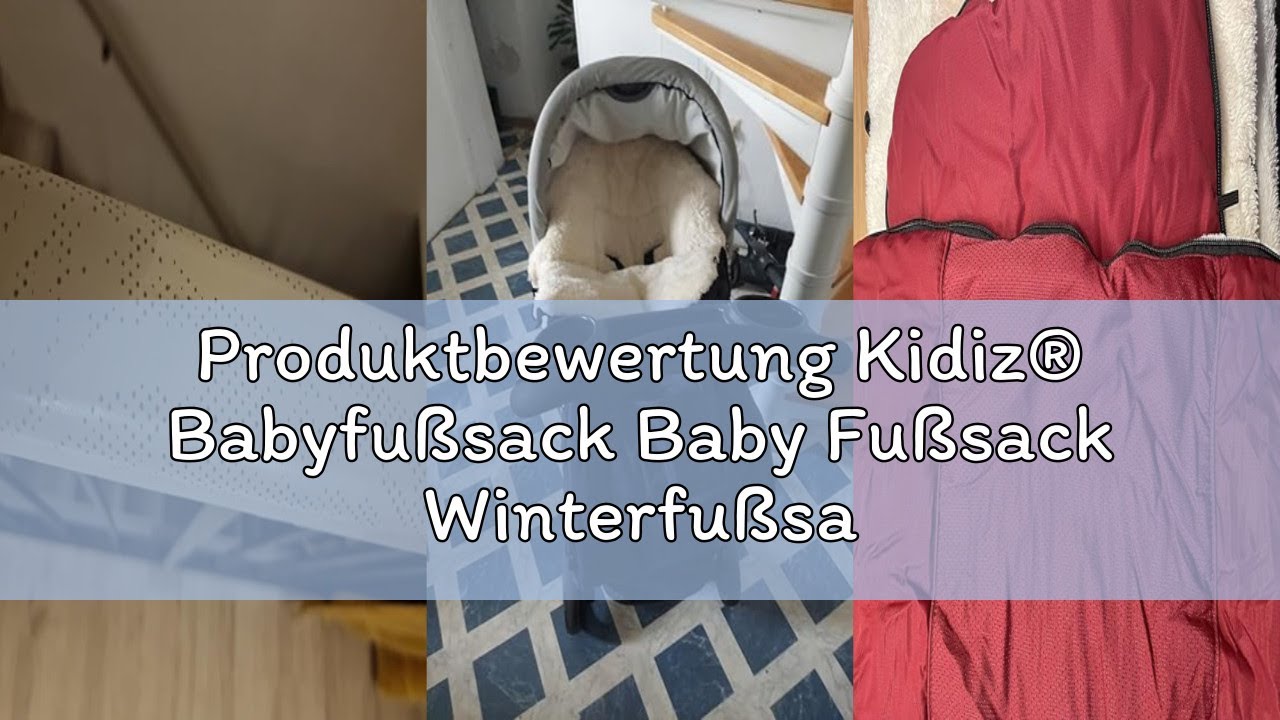 Produktbewertung Kidiz® Babyfußsack Baby Fußsack Winterfußsack Babyschale mit Reißverschluss Kuschel