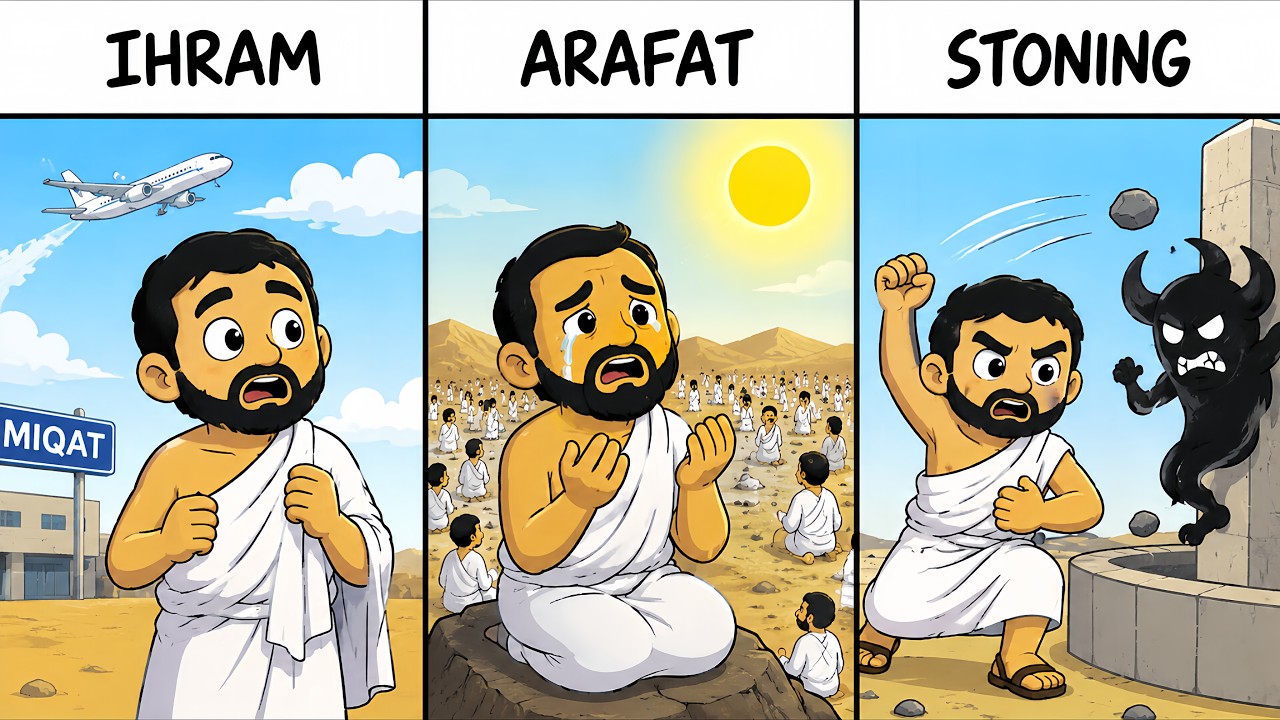 Every Stage Of Hajj (Pilgrimage) Explained in 22 minutes