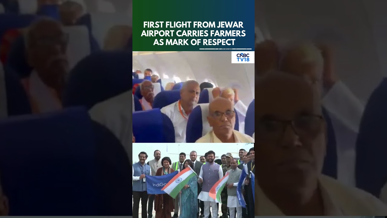 First Flight From Jewar Airport Carries Farmers as Mark of Respect | Noida Airport | N18S
