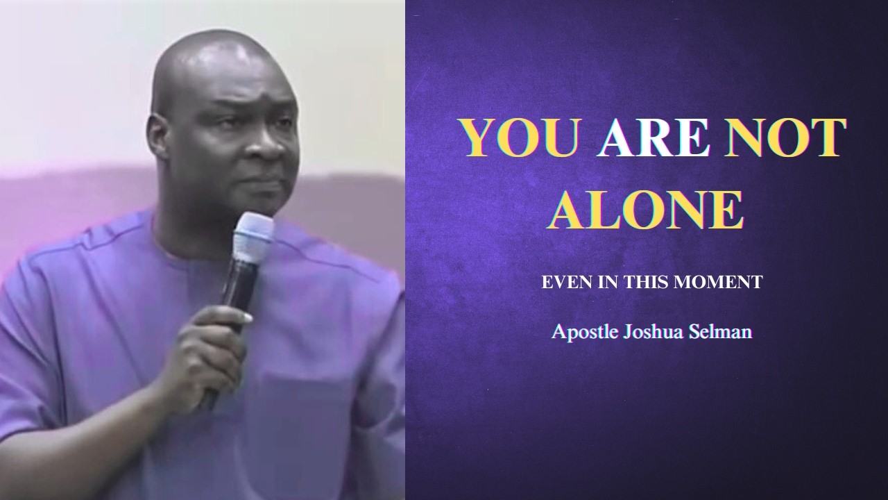 Вы не одиноки || Апостол Джошуа Селман