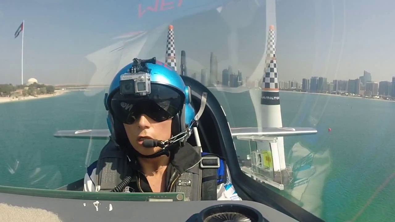 Melanie Astles Red Bull Air Race Training 1 Abu Dhabi 2017