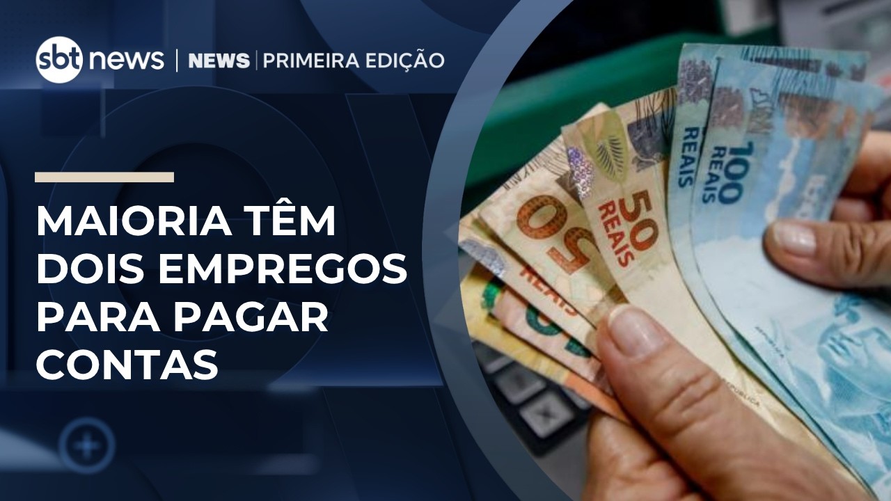 Maioria dos brasileiros tem dois empregos para pagar contas b&aacute;sicas | #NewsPrimeiraEdi&ccedil;&atilde;o