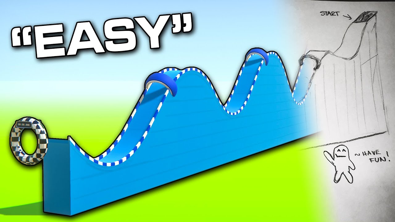 He Drew an EASY Track...So I Built it!