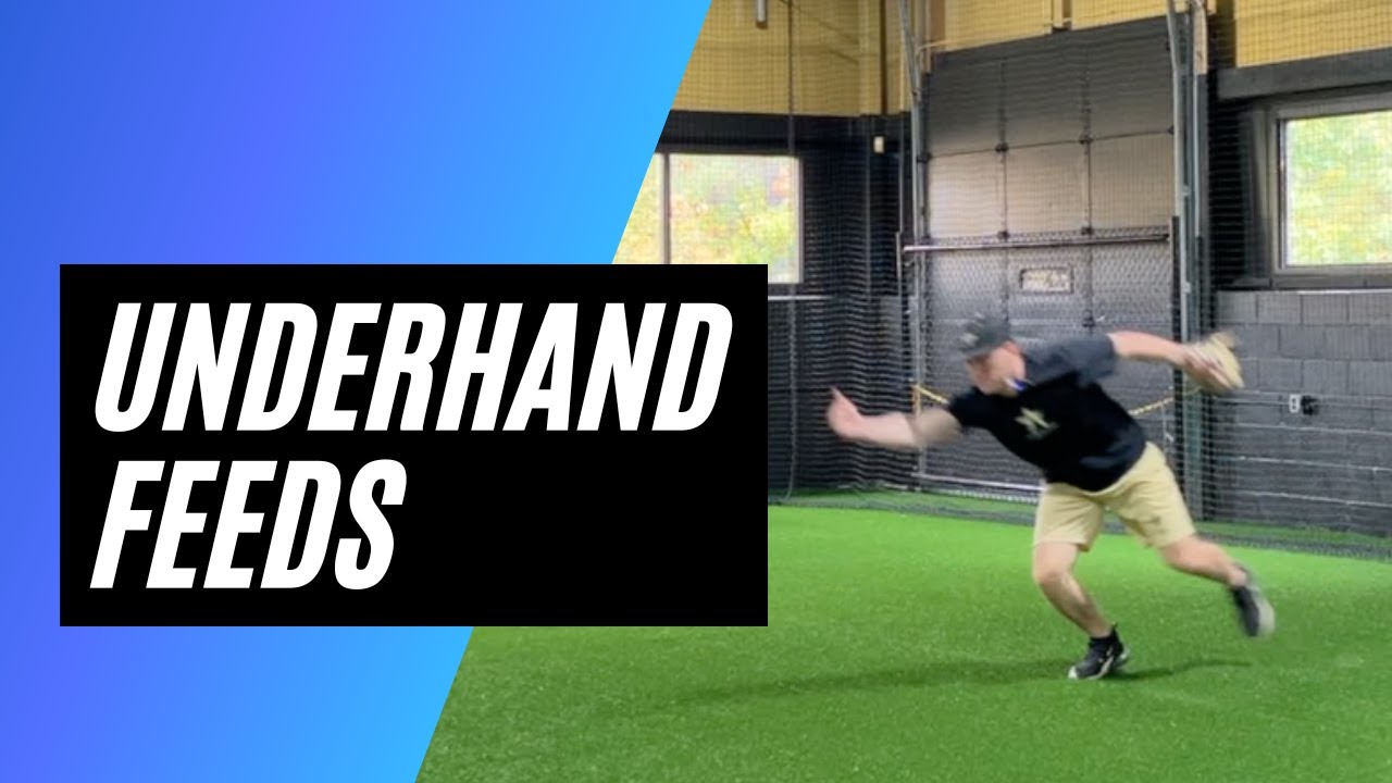 Doubleplay Underhand подает мяч со второй базы