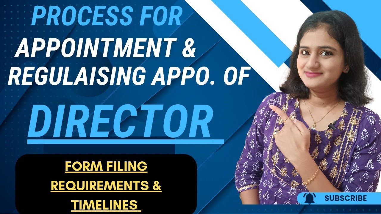 Process for appointment and regularising appointment of Additional Director in a Company