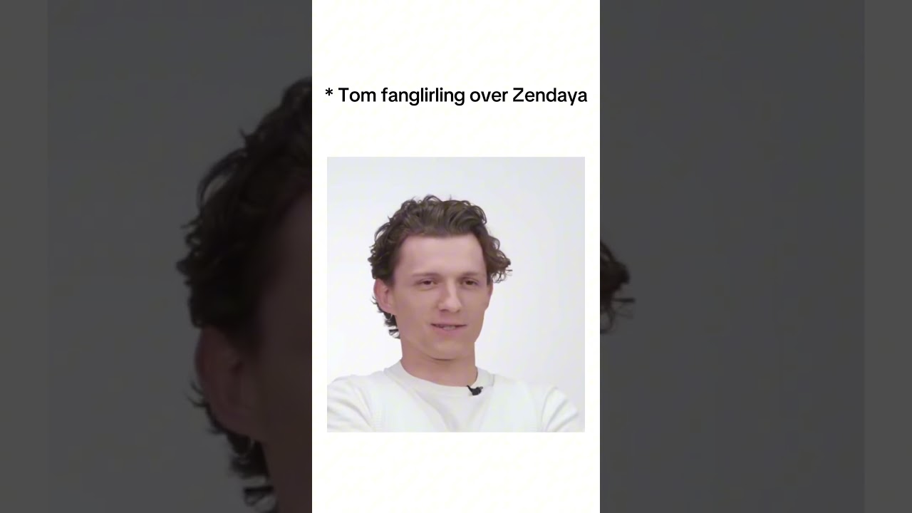 Tom Fangirling Over Zendaya 😍💖 #TomHolland #Zendaya