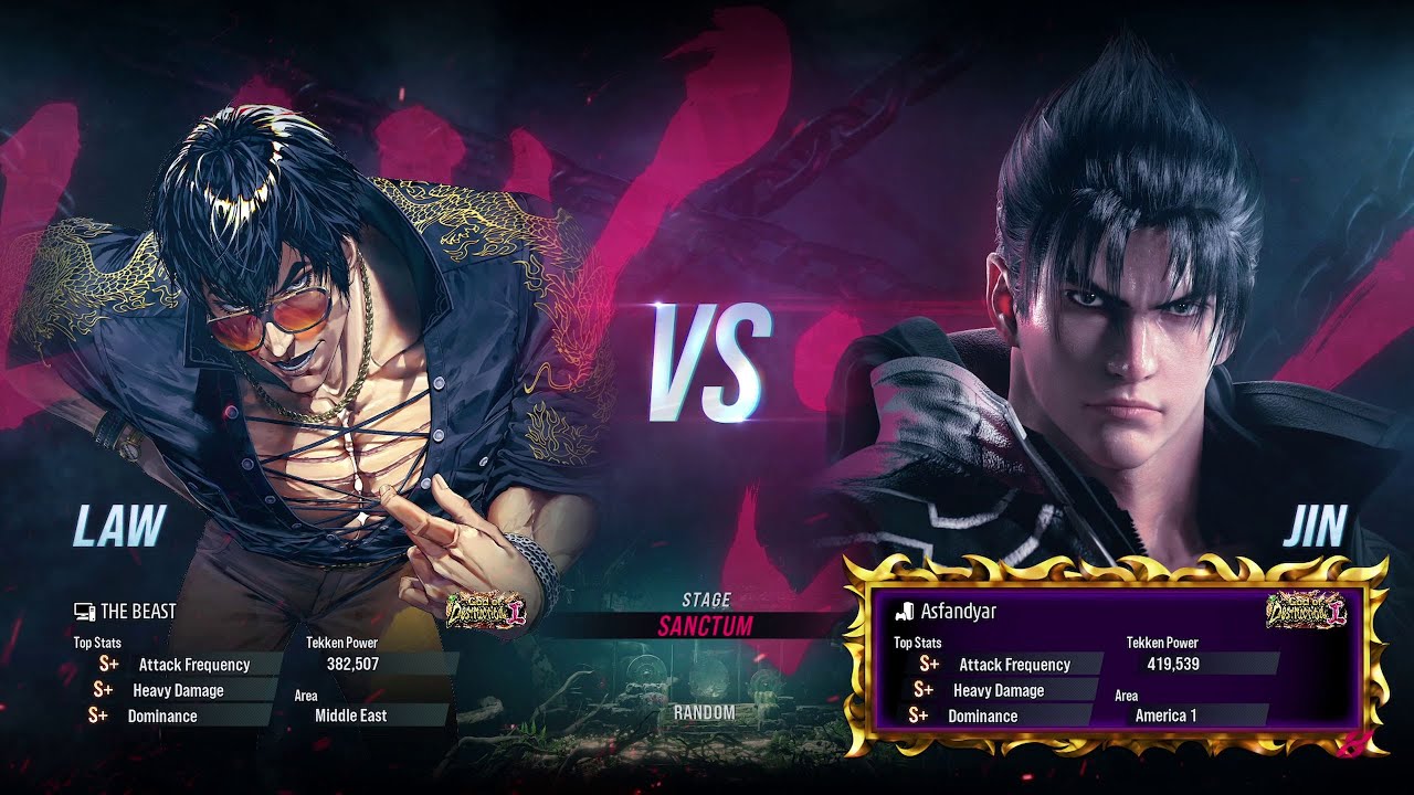 BSK (Law) VS Asfandyar (Jin) Tekken 8 Ranked
