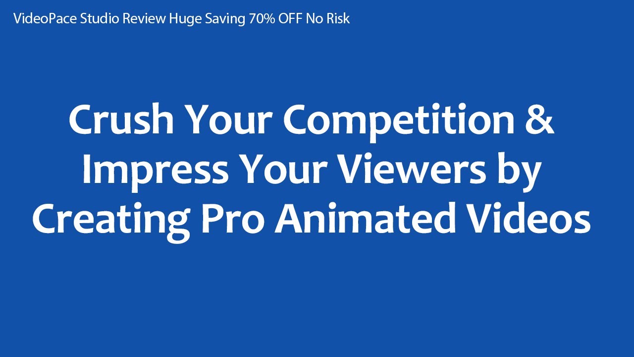 VideoPace Studio Review Huge Saving 70% OFF No Risk