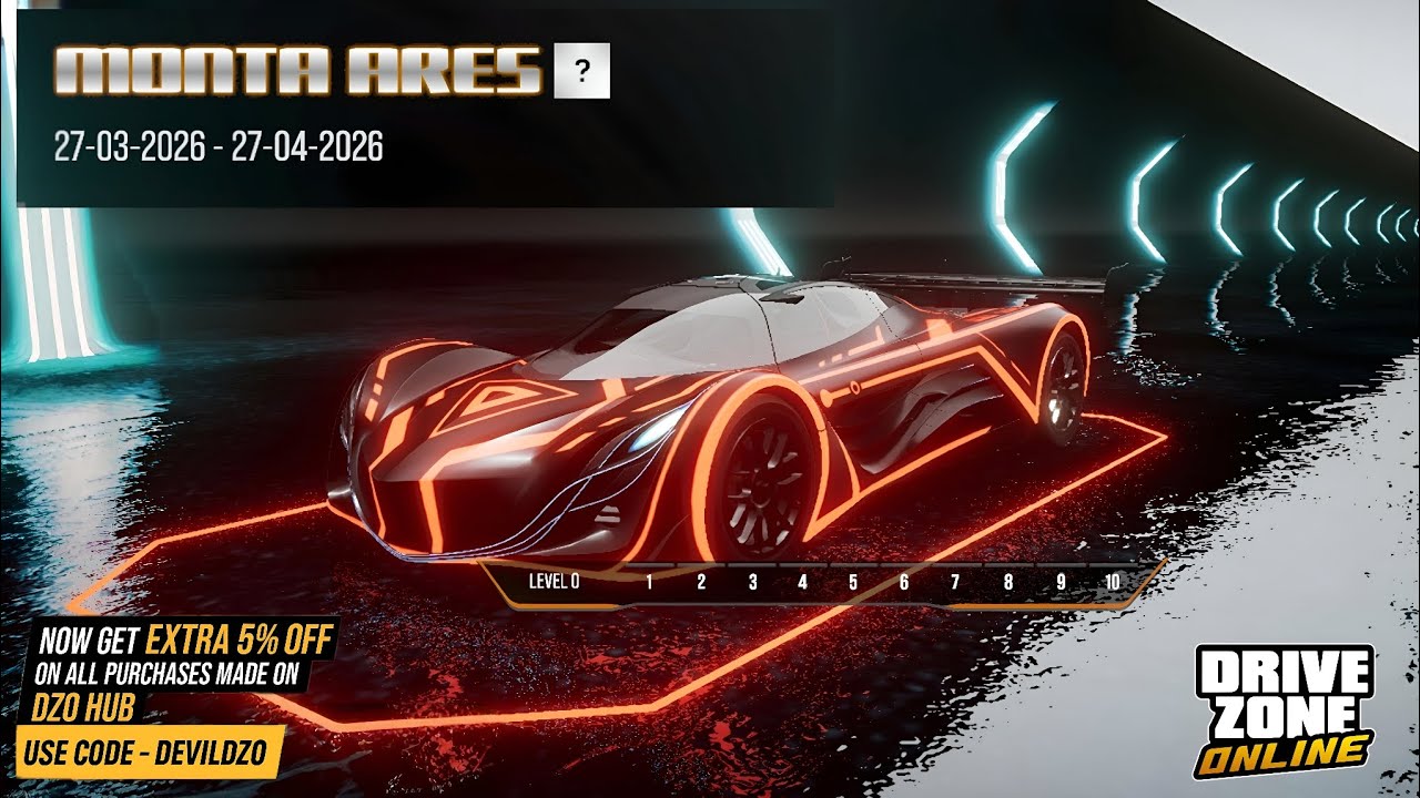 Monta Ares is Here | Drive Zone Online: How Much DZO Required To Unlock This Car !! @DriveZoneOnline