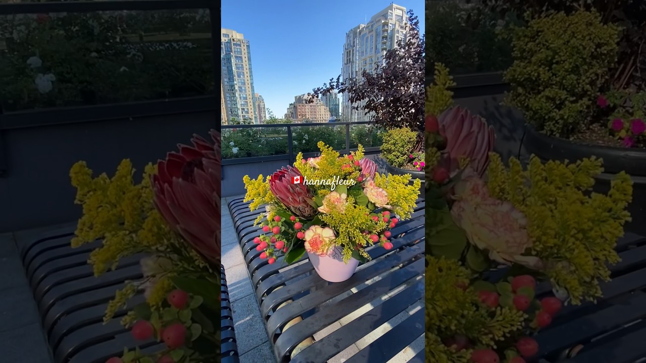 🇨🇦hannafleur flower lesson!!! Join us!!  #flowerarrangement #hannafleur #flowerlesson #vancouver