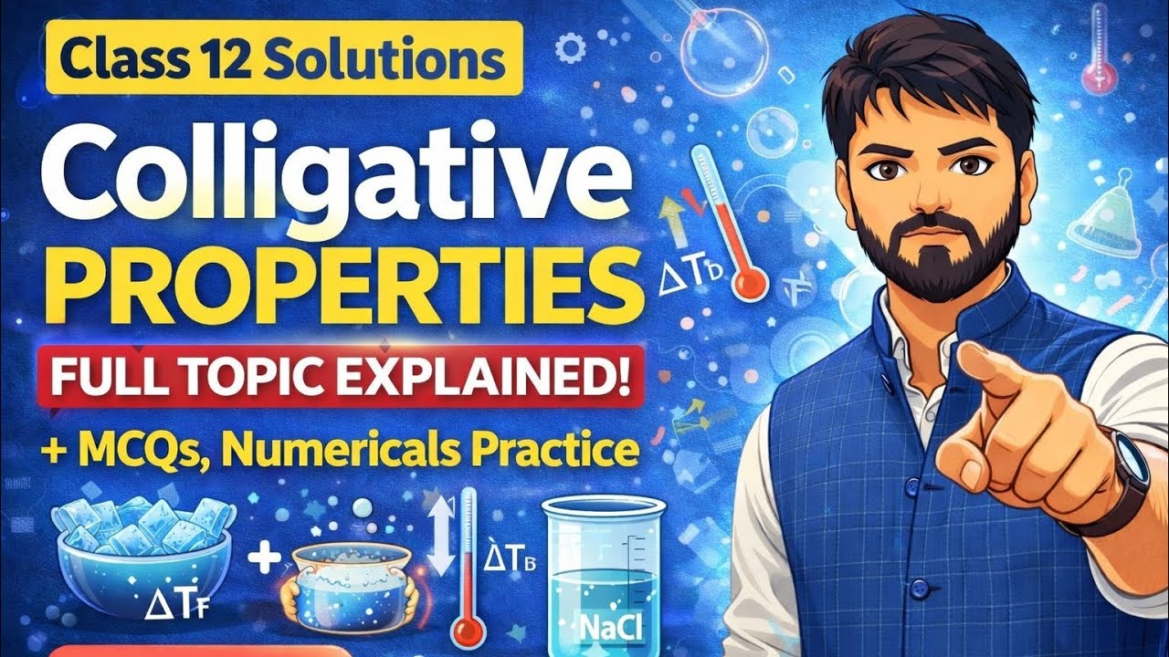 Colligative properties | Concept explained + numerical pratice #jee #neet2026 #neet #solution