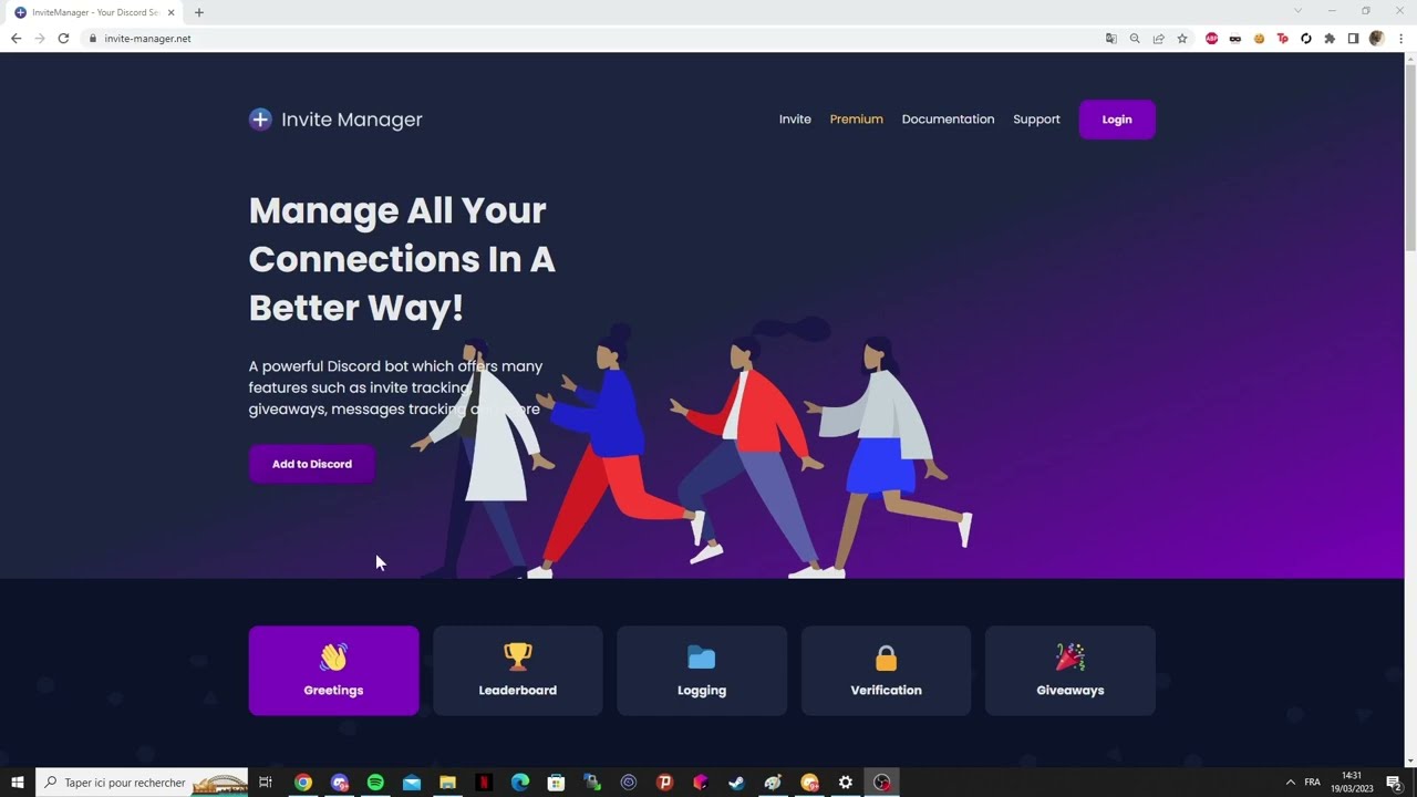 How to setup the InviteManager Discord bot.