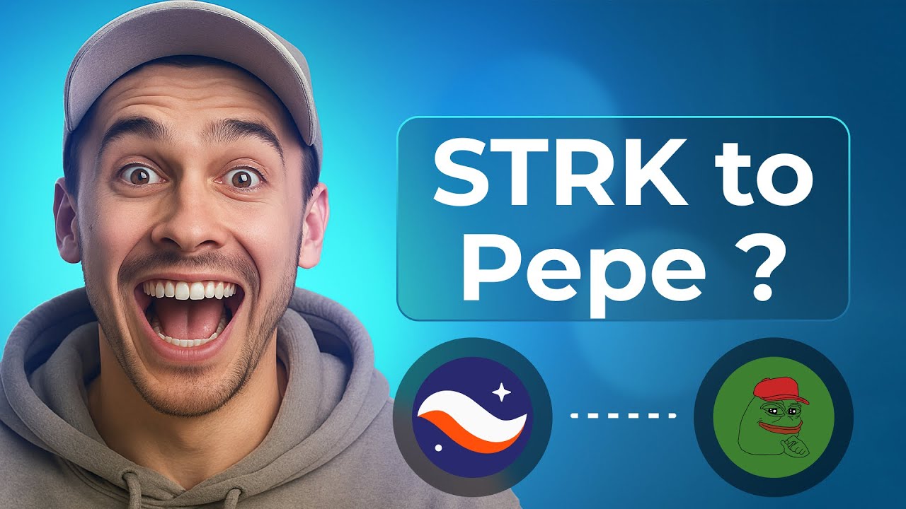 How to Exchange STRK to Pepe Instantly | StarkNet to Meme Coin on SwapsCenter