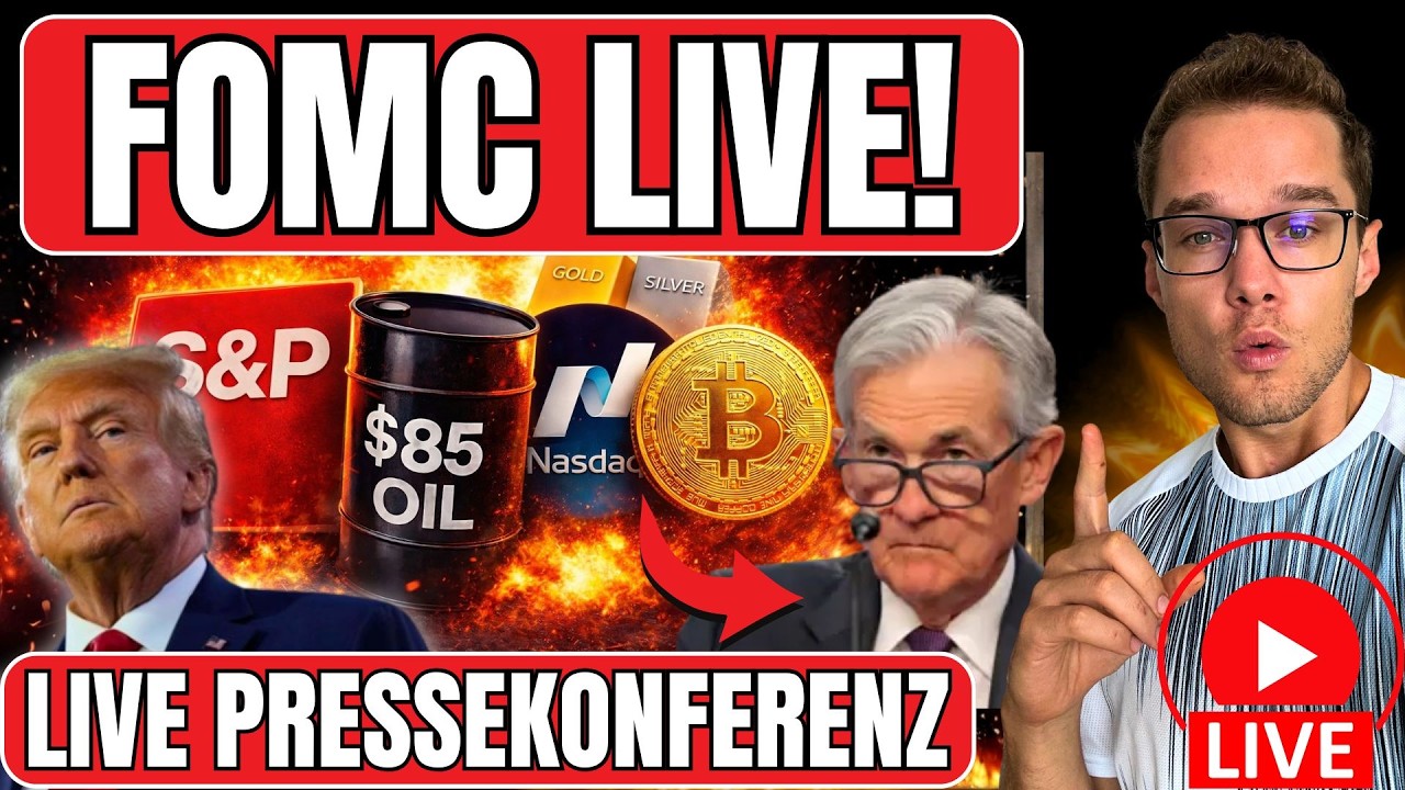 🔴LIVE US-BÖRSENSTART & FOMC HEUTE: Bitcoin, Nasdaq & Öl - ALLE Assets am Anschlag!