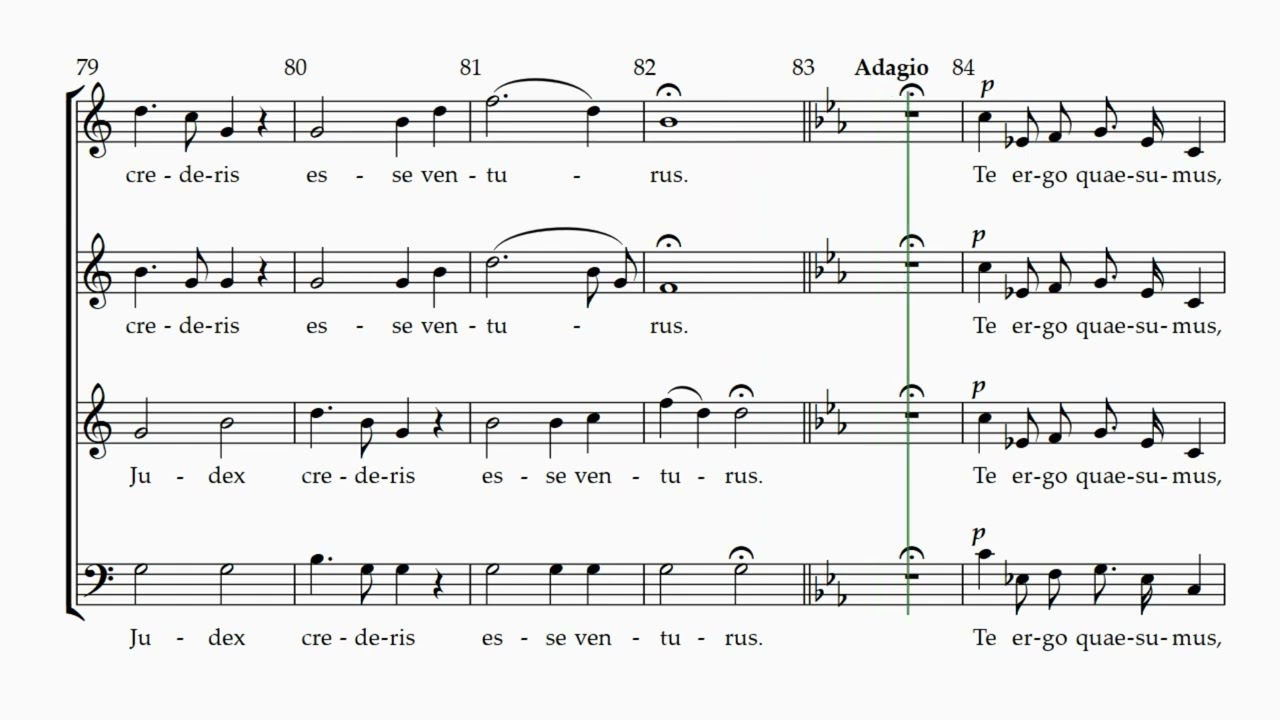 TE DEUM - Joseph Haydn, Soprano Rehearsal Track