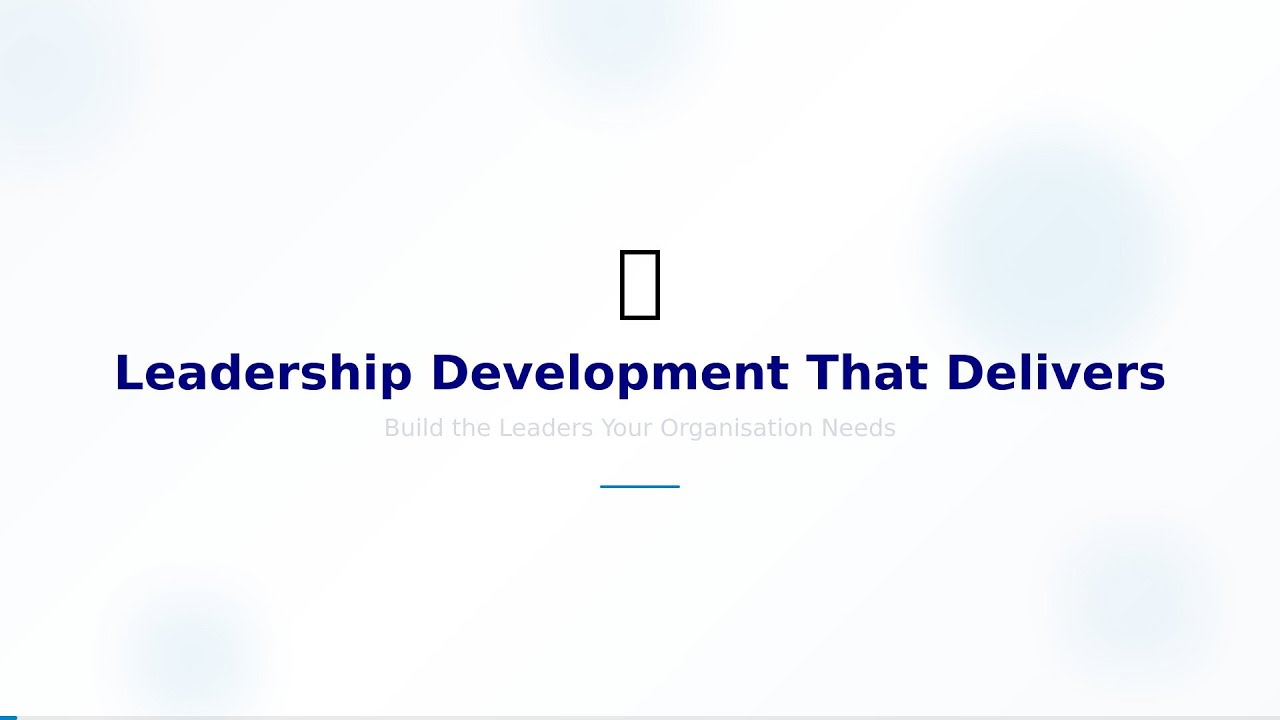 Leadership Development That Delivers | PRS Consultancy