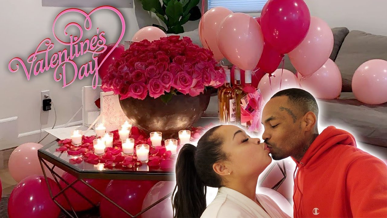 I SURPRISED MY GIRLFRIEND ON VALENTINES DAY!! | HEATHER AND TRELL