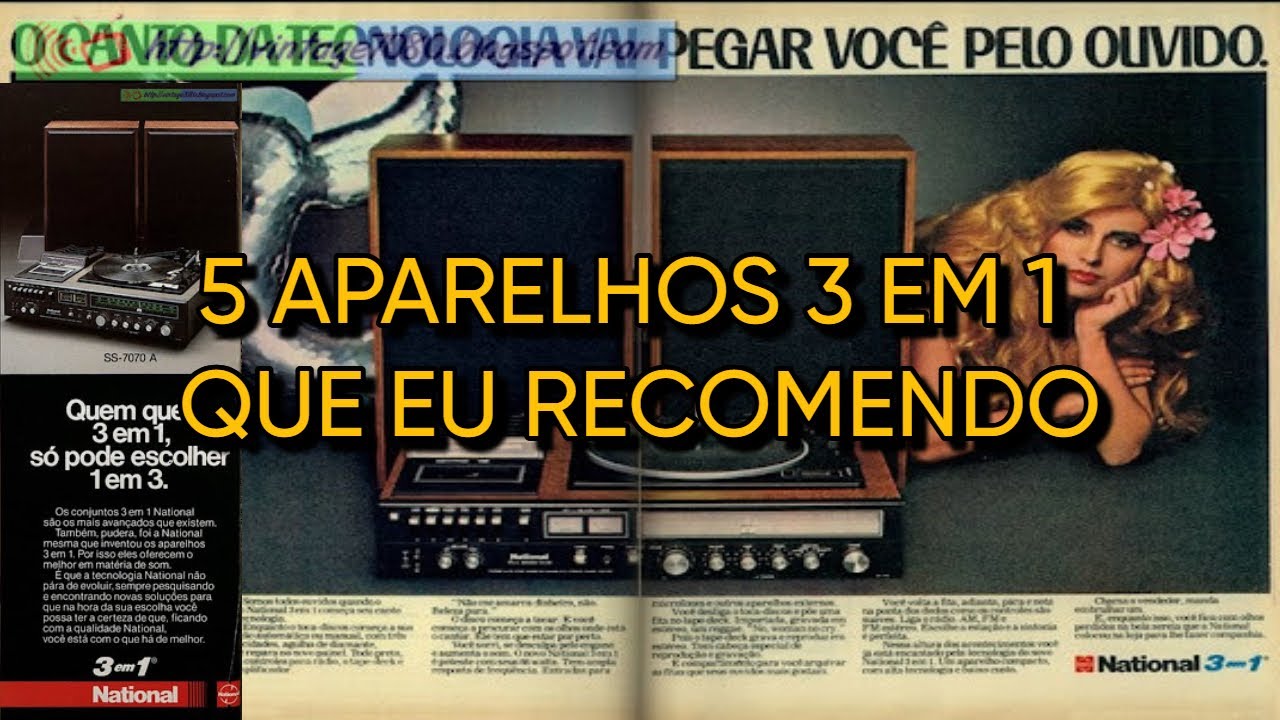 5 APARELHOS 3 EM 1 QUE EU RECOMENDO