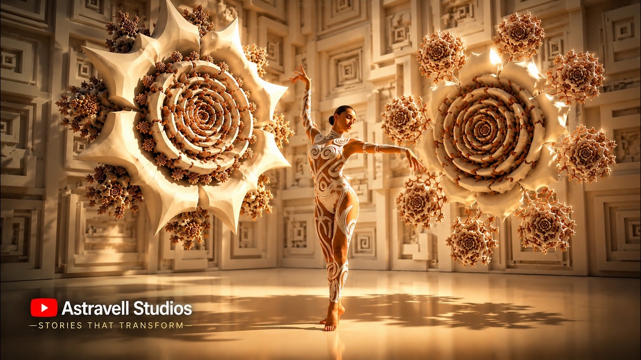Contemporary Dance in 3D Relief Gallery | AI Music Video