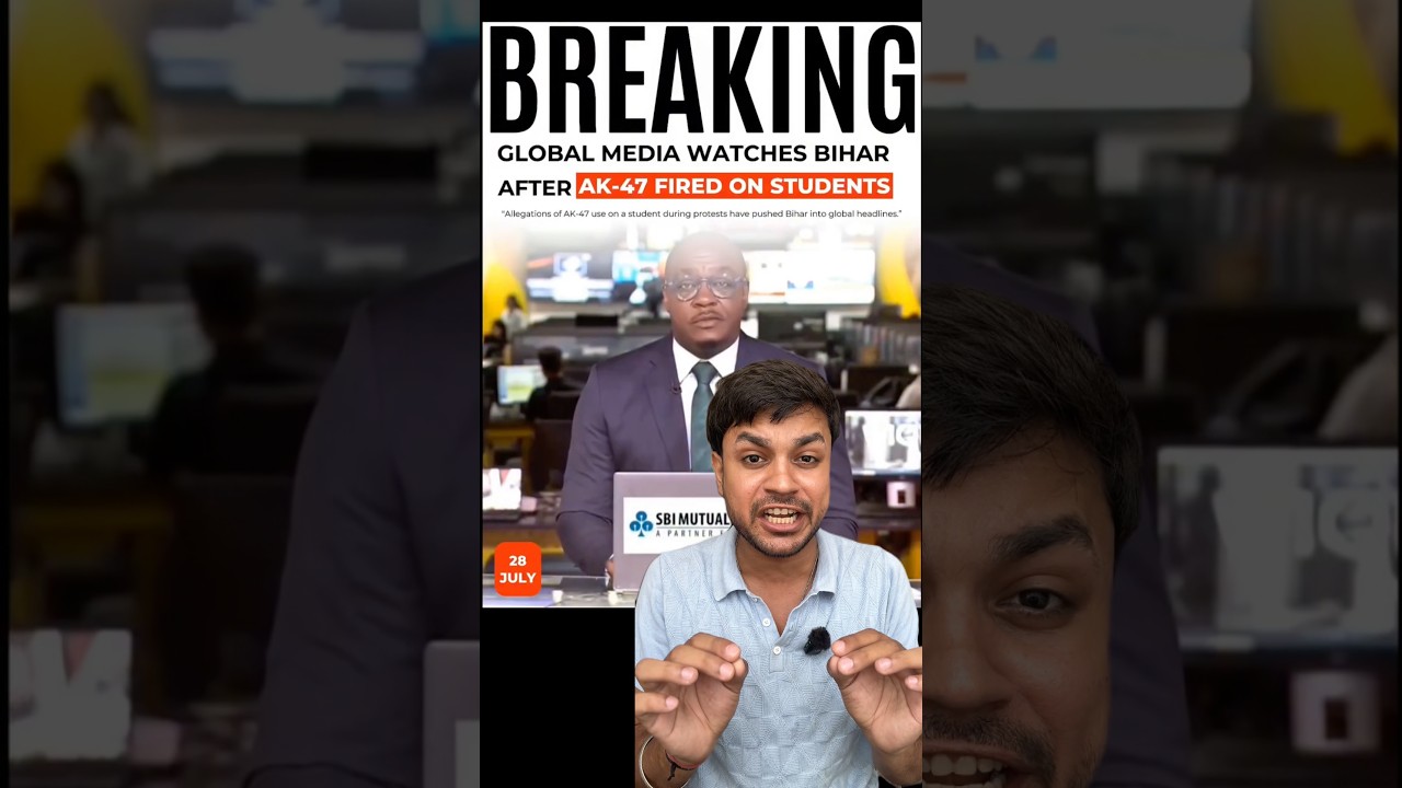 Global Media Reacts: AK-47 Fired During Bihar Student Protest | Siwan Incident Explained