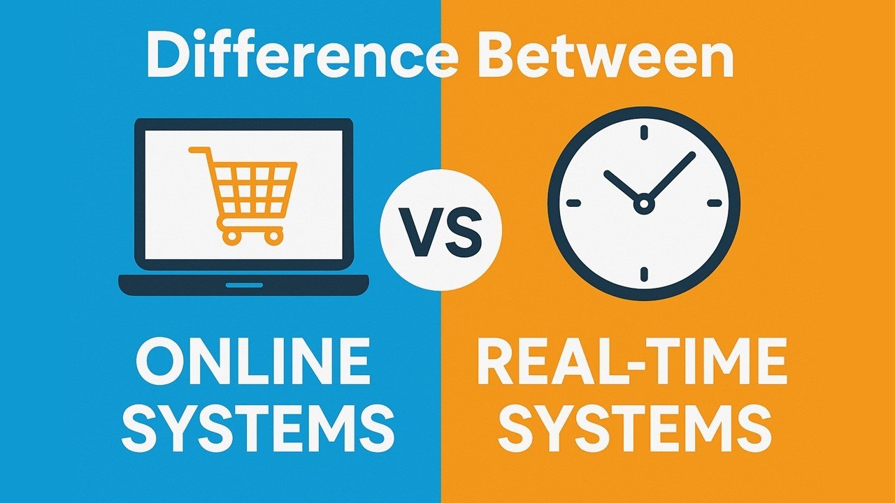 Difference Between Online and Real Time System