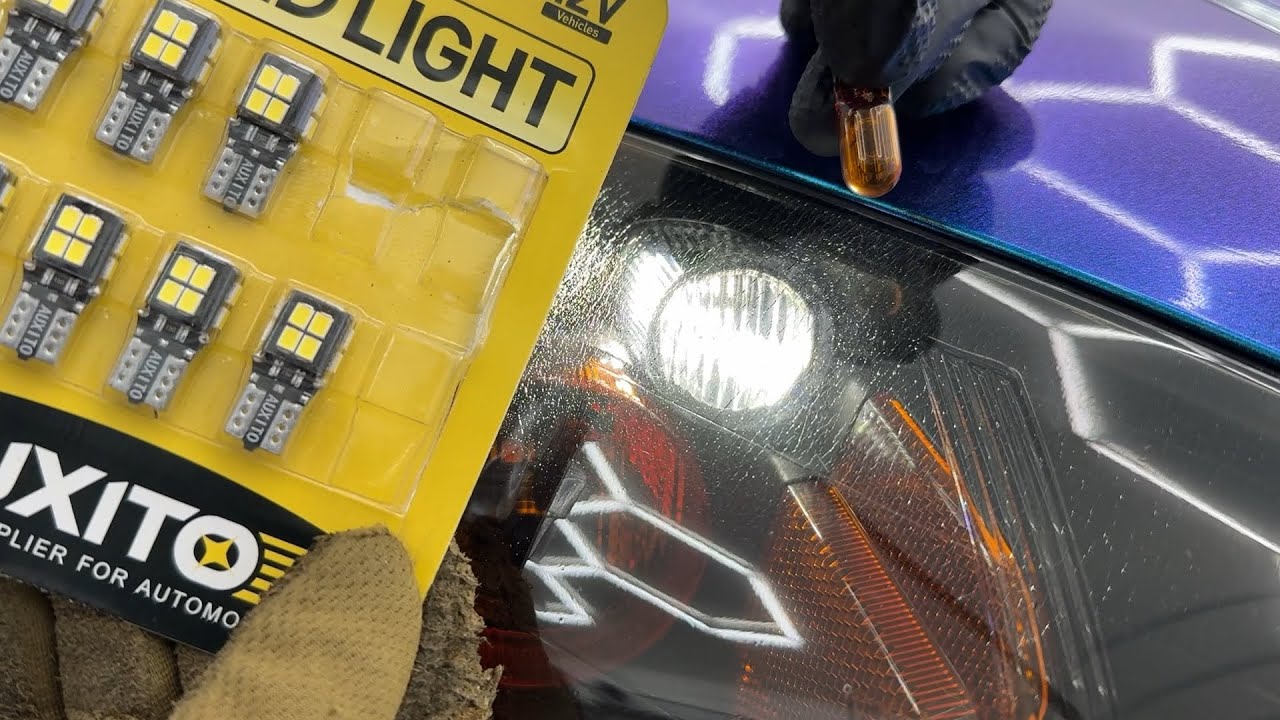 AUXITO 194 LED Bulb 6000K White #194bulb #led194 #194led #auxito #auxitoled #s2000 #s2k #hondas2k